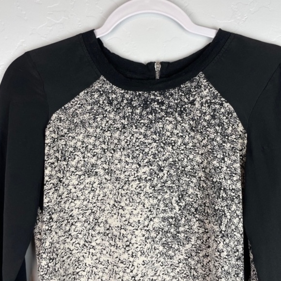 Rebecca Taylor 100% Silk Woodcut Colorblock Blouse - Picture 13 of 14